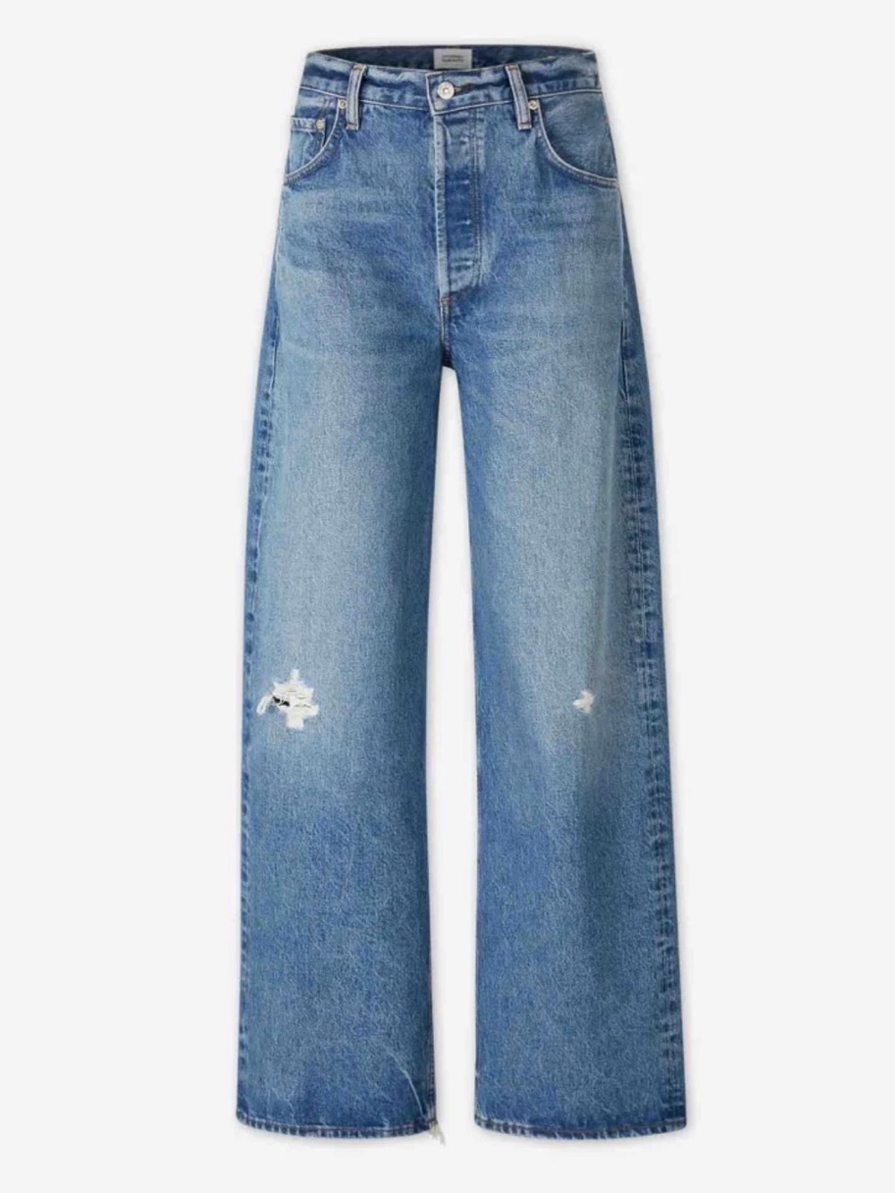 Citizens of Humanity Ayla Wide Leg Distressed Jeans
